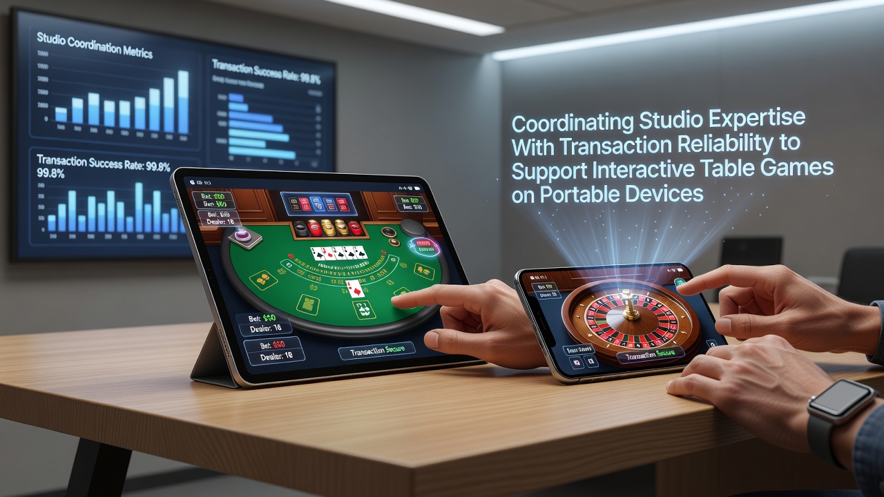 Koordination von Game-Studios und Zahlungssystemen für mobile Tischspiele