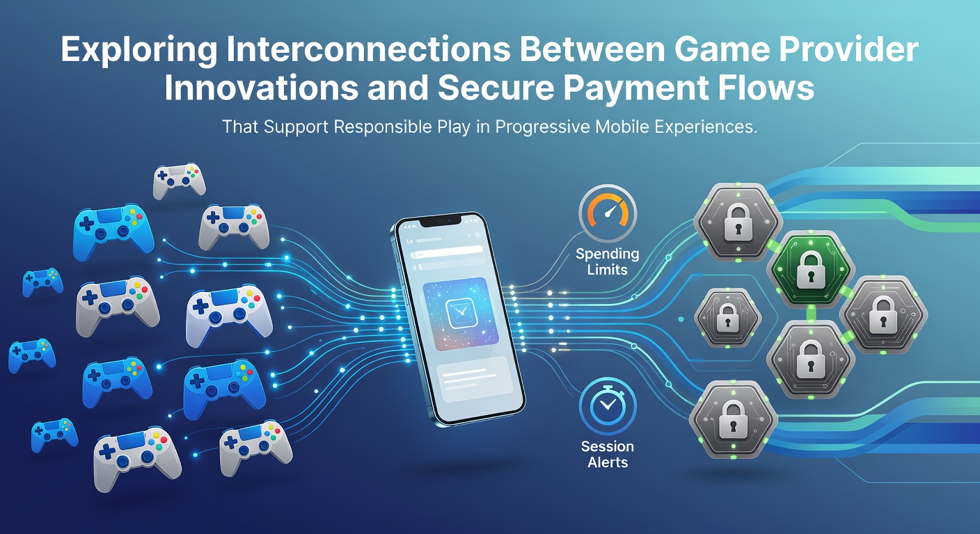 Darstellung moderner mobiler Casino-Technologien mit Fokus auf sichere Zahlungsflüsse und verantwortungsvolles Spielen